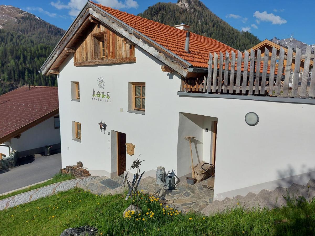 Haus Edelweiss Spiss Bei Samnaun Exterior foto