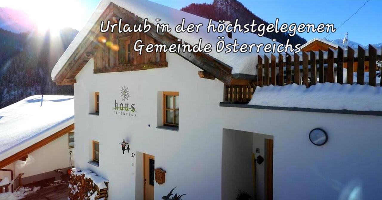 Haus Edelweiss Spiss Bei Samnaun Exterior foto
